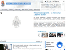 Tablet Screenshot of mokotow.policja.waw.pl