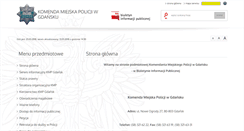 Desktop Screenshot of bip.gdansk.kmp.policja.gov.pl