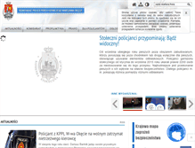 Tablet Screenshot of okecie.policja.waw.pl