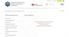 Desktop Screenshot of bip.pruszczgdanski.kpp.policja.gov.pl