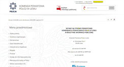 Desktop Screenshot of bip.lesko.kpp.policja.gov.pl
