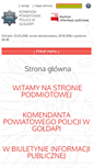 Mobile Screenshot of bip.goldap.kpp.policja.gov.pl