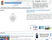 Tablet Screenshot of kppgrodzisk.policja.waw.pl