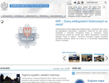 Tablet Screenshot of kalisz.policja.gov.pl