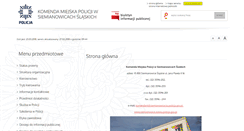Desktop Screenshot of bip.siemianowiceslaskie.kmp.policja.gov.pl