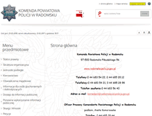 Tablet Screenshot of bip.radomsko.kpp.policja.gov.pl