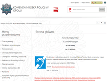 Tablet Screenshot of bip.opole.kmp.policja.gov.pl