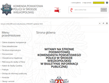 Tablet Screenshot of bip.srodawlkp.kpp.policja.gov.pl