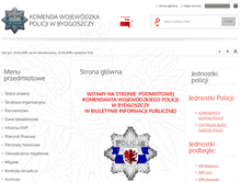 Tablet Screenshot of bip.bydgoszcz.kwp.policja.gov.pl
