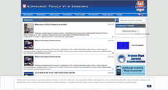 Desktop Screenshot of komisariat6.krakow.malopolska.policja.gov.pl