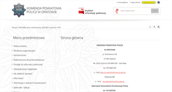 Desktop Screenshot of bip.opatow.kpp.policja.gov.pl