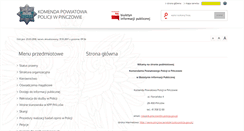 Desktop Screenshot of bip.pinczow.kpp.policja.gov.pl