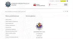 Desktop Screenshot of bip.leszno.kmp.policja.gov.pl