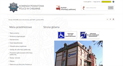 Desktop Screenshot of bip.chelmno.kpp.policja.gov.pl
