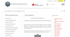 Desktop Screenshot of bip.kgp.policja.gov.pl