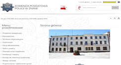 Desktop Screenshot of bip.znin.kpp.policja.gov.pl