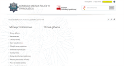 Desktop Screenshot of bip.swinoujscie.kmp.policja.gov.pl