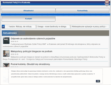 Tablet Screenshot of komisariat3.krakow.malopolska.policja.gov.pl
