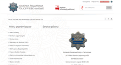 Desktop Screenshot of bip.ciechanow.kpp.policja.gov.pl