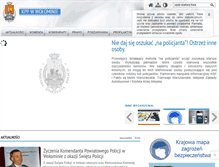Tablet Screenshot of kppwolomin.policja.waw.pl