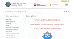 Desktop Screenshot of bip.gora.policja.gov.pl