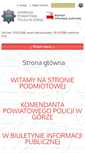 Mobile Screenshot of bip.gora.policja.gov.pl