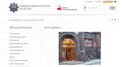 Desktop Screenshot of bip.szczecin.kmp.policja.gov.pl