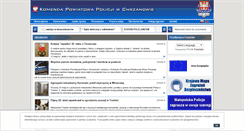Desktop Screenshot of chrzanow.policja.gov.pl