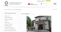 Desktop Screenshot of bip.cieszyn.kpp.policja.gov.pl