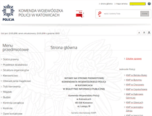 Tablet Screenshot of bip.katowice.kwp.policja.gov.pl