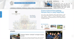 Desktop Screenshot of lask.policja.gov.pl
