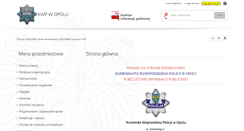 Desktop Screenshot of bip.opole.kwp.policja.gov.pl