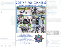 Tablet Screenshot of pinczow.swietokrzyska.policja.gov.pl