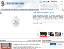 Tablet Screenshot of policja.waw.pl