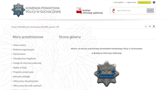 Desktop Screenshot of bip.sochaczew.kpp.policja.gov.pl