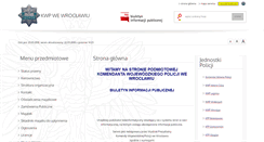 Desktop Screenshot of bip.dolnoslaska.policja.gov.pl