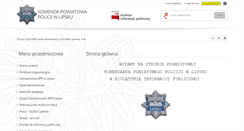 Desktop Screenshot of bip.lipsko.kpp.policja.gov.pl