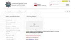 Desktop Screenshot of bip.opoczno.kpp.policja.gov.pl