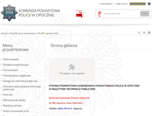 Tablet Screenshot of bip.opoczno.kpp.policja.gov.pl