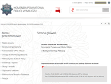 Tablet Screenshot of bip.milicz.policja.gov.pl