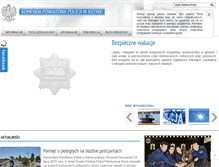Tablet Screenshot of kutno.policja.gov.pl