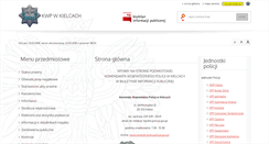 Desktop Screenshot of bip.kielce.kwp.policja.gov.pl