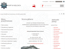 Tablet Screenshot of bip.kielce.kwp.policja.gov.pl