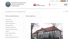 Desktop Screenshot of bip.drawskopomorskie.kpp.policja.gov.pl