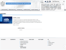 Tablet Screenshot of lk.lodzka.policja.gov.pl