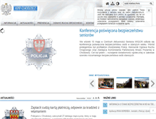 Tablet Screenshot of chodziez.policja.gov.pl