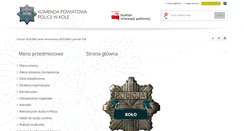 Desktop Screenshot of bip.kolo.kpp.policja.gov.pl