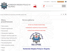 Tablet Screenshot of bip.slupsk.kmp.policja.gov.pl