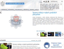 Tablet Screenshot of grodzisk-wielkopolski.policja.gov.pl
