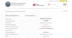 Desktop Screenshot of bip.wielun.kpp.policja.gov.pl